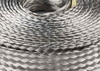 Automotive Stainless Steel Braided Sleeving Custom For Shielding / Bonding Cable