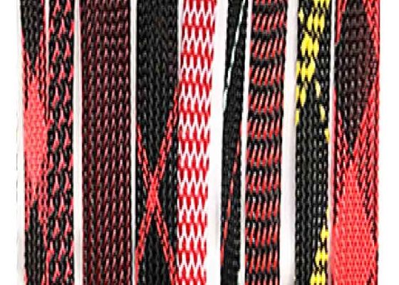 Strong Abrasion Resistance PET Braided Sleeving For Industrial Hoses Protection