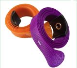 Customized Fishing Rod Cover PET Braided Sleeve Expandable 3.0mm 25.0mm