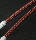 50mm Flat Red Suspension Cotton Cable Sleeve Expanding Braided Sleeving