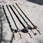Expandable PET Braided Fishing Rod Protective Sleeves Flame Retardant
