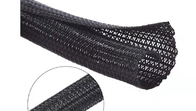 PET monofilament 25ft Split Braided Wire Loom Wrap Around Braided Sleeving