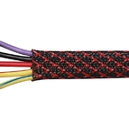 Halogen Free PET Expandable Braided Sleeving For Vacuum Cleaner Hoses