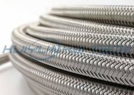 0.15mm 0.2mm 0.25mm Braided Stainless Steel Sleeving Explosion Proof