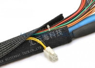 VW-1 Cable Management Nylon Velcro Cable Sleeve PET Braided Flame Retardant