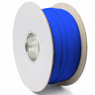 Flexible Cable PET Expandable Braided Sleeving Neon Blue 1-100mm Wire Mesh