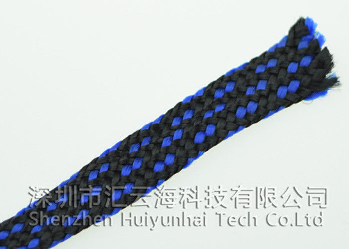 PC Power Supply Cable Sleeving , Cotton Braided Cable Sleeving For USB Cable