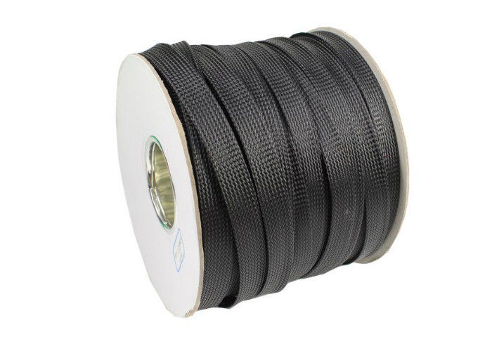 UL94V - 2  Multifilament Cable Management Braided Sleeving Nylon Material Lightweight