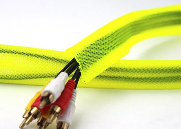 Flame Retardant Cable Management Braided Sleeving For Cable Harness Protection