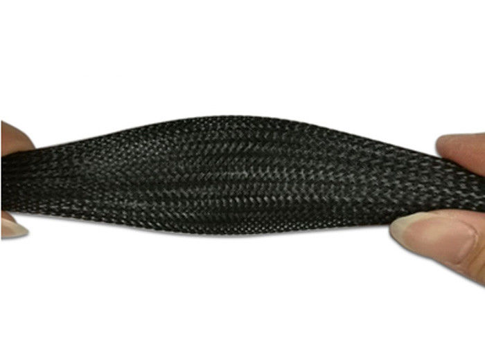 Heat Shrink PET Expandable Braided Cable Sleeving Wear Resistant Easy Installation