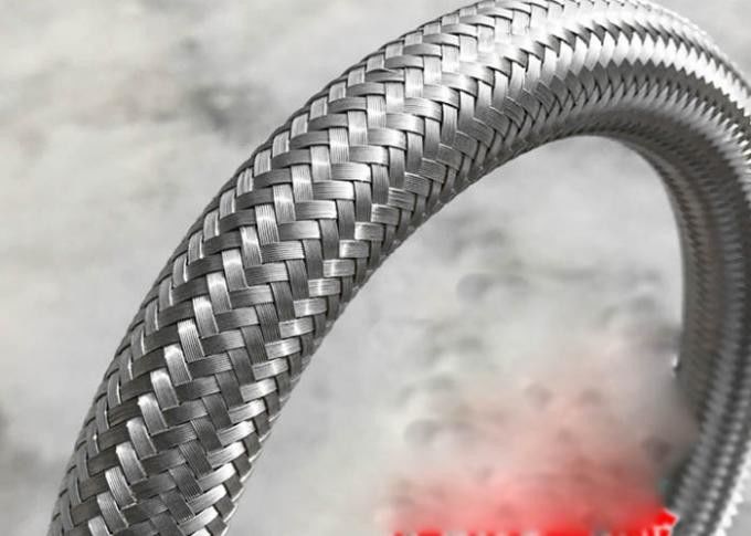 UL 94 V Stainless Steel Braided Wire Sleeve Corrosion Resistance