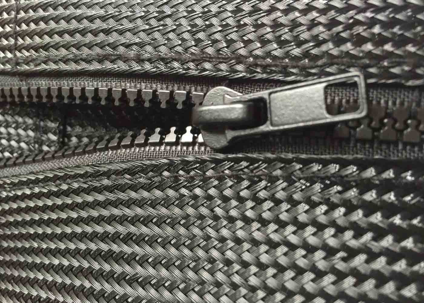 Wire Harness Zipper Sleeve Braided Wrap , Custom Zip Up Cable Sleeves