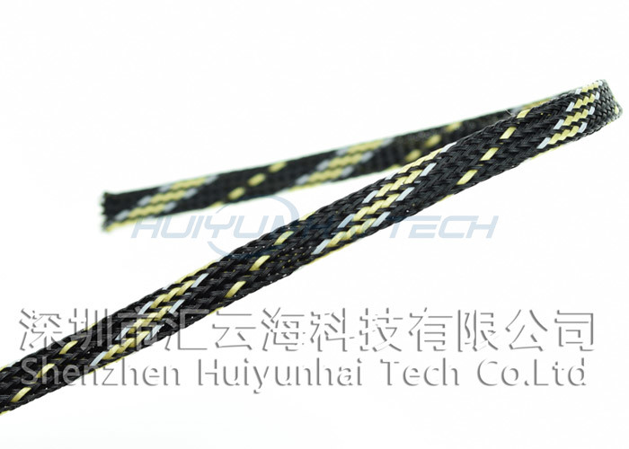 PET Expandable Braided Abrasion Resistant sleeving For Electrical Cable
