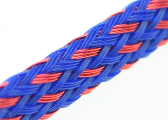 Nylon Flat Filament Expandable Braided Sleeving For Protecting Cable / Hose