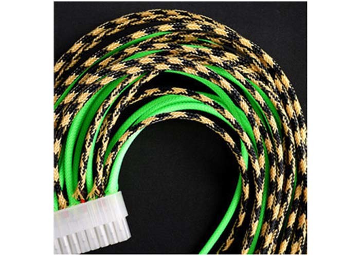 Wire / Cable Automotive Braided Sleeving For Fire Resistance Protection