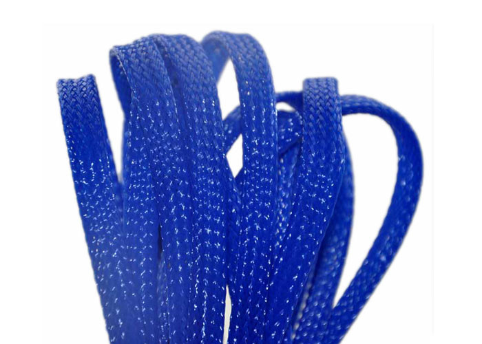 Expandable Mesh Sleeving , Flexo Pet Expandable Braided Cable Sleeving