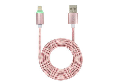 PP Yarn Expandable Cotton Braided Sleeving Golden / Silver Color For Data Cables
