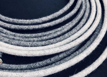 Logo Printing Cotton Braided Sleeving Matte Solid With High Density
