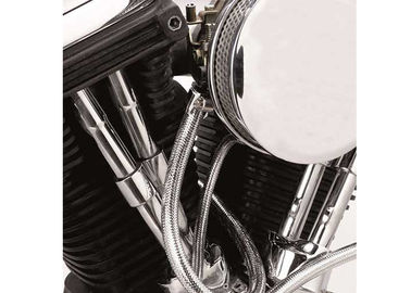 304 Stainless Braided Hose Covers , Durable Steel Braided Hose Cover