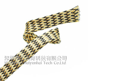 PET Expandable Heat Resistant Cable Sheathing , Halogen Free Heat Proof Wire Wrap