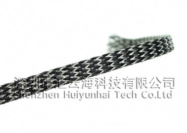Decorative Flexible Braided Wire Covering , Braided Wire Wrap Halogen Free