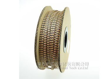 Wire Protection Braided Cable Sleeving , Clear Cut Braided Wire Sleeve