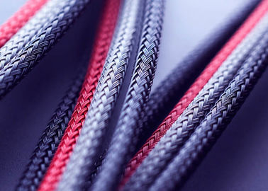 Abrasion Resistant Braided Nylon Sleeve Thermal Insulation For Military Industry