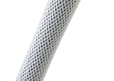 High Density Nylon Braided Wire Loom , Lightweight Braided Nylon Sheathing