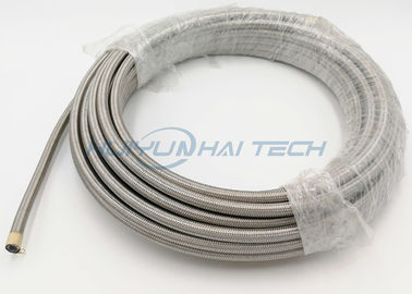 Lightweight Metal Braided Hose , Stainless Steel Overbraid Hose Covering
