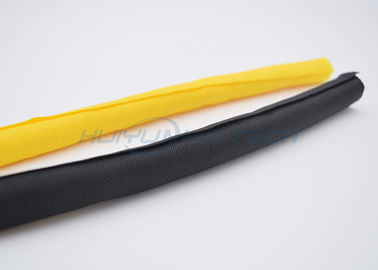 Abrasion Resistance Self Closing Cable Wrap , Colorful Split Braided Wire Loom