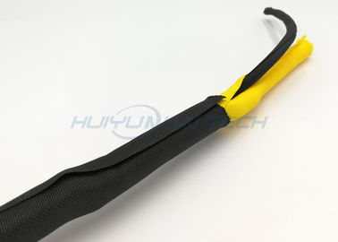 Splice Free Flexible Braided Wire Covering , Braided Uv Resistant Split Loom