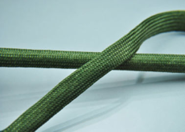 Custom Length Expandable Braided Sleeving Nylon Flat Filament For Cable Protection