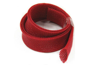 Polyester Electrical Braided Sleeving PET Material For Tube Cable Harness