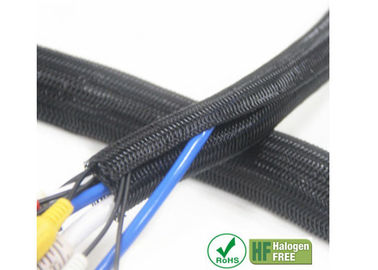Kink Resistance Self Wrapping Braided Sleeving Good Strength For Cable Protection