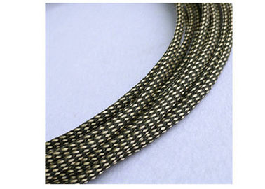Electrical PET Expandable Braided Sleeving Black For Heat Insulation Cable Protection