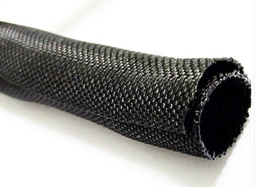 Abrasion Resistant Self Wrapping Split Braided Sleeving For Cable Management Harness