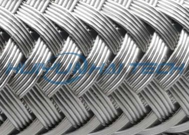 High Grade Stainless Steel Braided Hose Sleeve 0.10 - 0.30mm Easy Installation