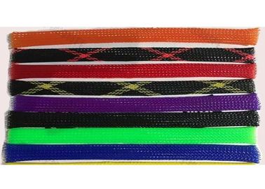 30mm PET Expandable Sleeving Halogen Free For Cable Wire Harness Protection