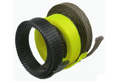 RoHS Abrasion Resistant Electrical Braided Sleeving For Wire / Cable Management