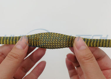 Nyon 66 Flat Filaments Automotive Braided Wire Loom High Temperature Proof
