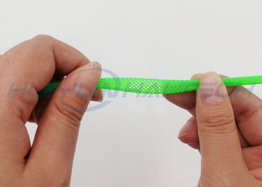 PET Braided Expandable Cable Sleeving , Solid Heat Resistant Sleeve For Cable