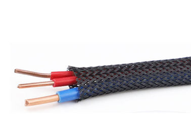 Mixed Weaving Various Patterns Flame Retardant Wire Loom For Wire Management