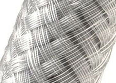 Custom Diameter 304 Stainless Steel Braided Sleeving For Any Wire / Hose / Cable