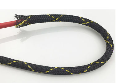 Abrasion Resistant Braided Electrical Sleeving , High Temperature Braided Sleeving