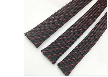 ROHS UL Compliant Electrical Braided Sleeving For Automotive Wire Cable Cover