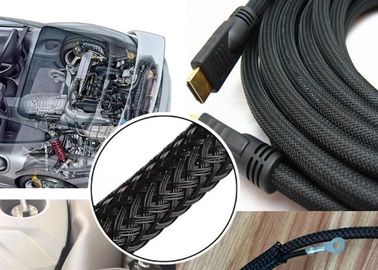 Electrical Braided Sleeving USB Cable Harness , Braided Sleeving Flame Proof