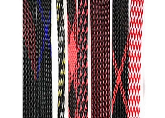 Waterproof 3~100mm PET Electrical Braided Sleeving