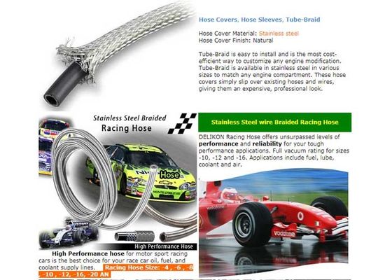 UL-94-V Flexible Stainless Steel Braided Sleeving