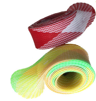 Customized Fishing Rod Cover PET Braided Sleeve Expandable 3.0mm 25.0mm