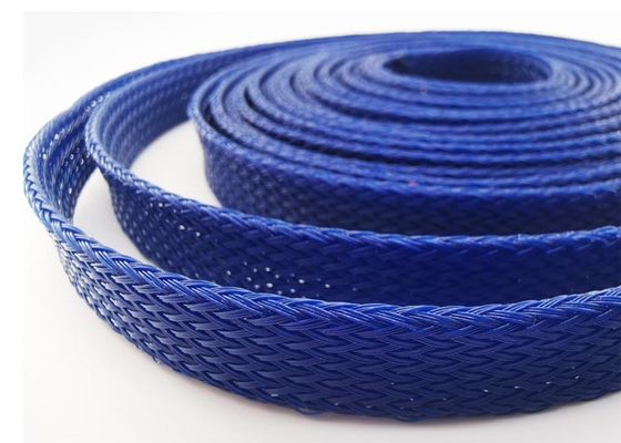 80.0mm PET Expandable Braided Sleeving Automotive Wire Sheathing